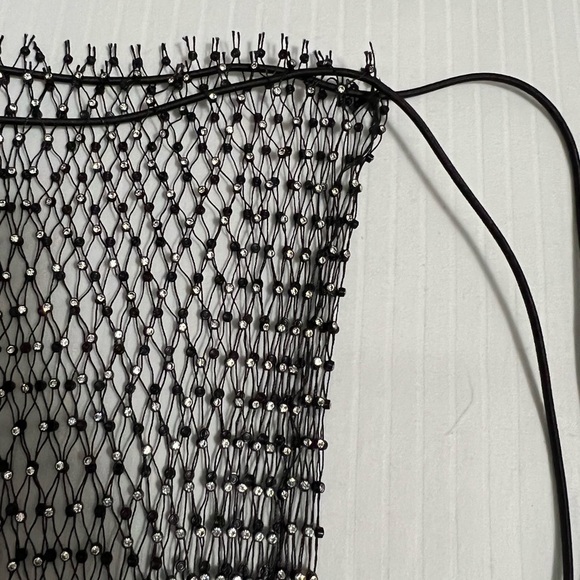 Sheer Rhinestone Skirt - Picture 4 of 6